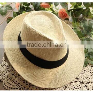 Promotion Cheap Plain Wholesale Straw Cowboy Hats Ladies Straw Hats Beach Shading Unisex Cowboy Straw Hat photo-2