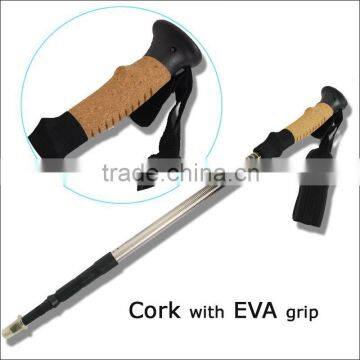 300G Duralumin 7075 Inner Lock System 3 Shaft Heating Print Trekking Pole photo-3