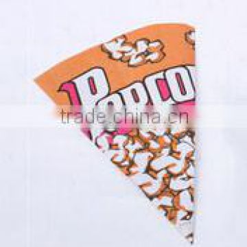 Pointed bottom craft paper popcorn bag 2014