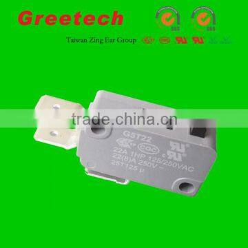 16a 250v Micro Switch, Zing Ear Micro Switch for Home Appiance, UL, CUL, ENEC, CQC Approved photo-5