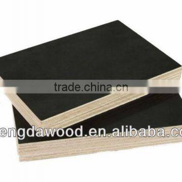 Poplar core black film 18mm concrete film faced plywood price