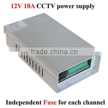 AC to DC switching mode 12v 10a power supply 12v dc for cctv