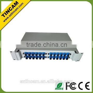 24 port fiber patch panel fiber optic cable equipments fiber patch panel