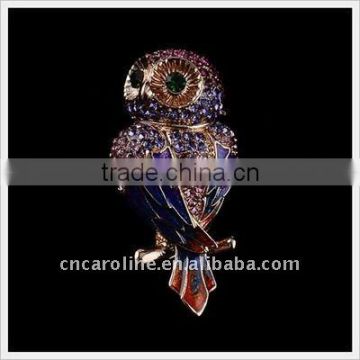 2012 New Design Vintage Crystal Christmas Brooch