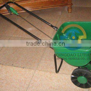 garden spreader, manual spreader, tumbril