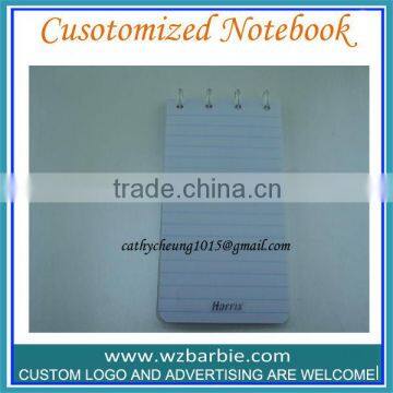 PVC Cover Blank Sprial Notebook