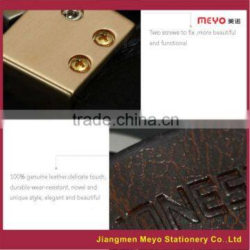 2015 Novelty Hotel Advertising Gift Custom Modern Metal Genuine Leather Keychain MEYOKCB975 photo-5