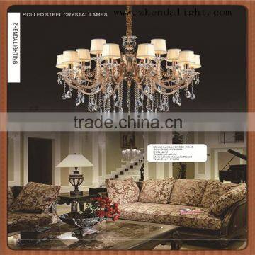 Big european gold classic crystal chandelier