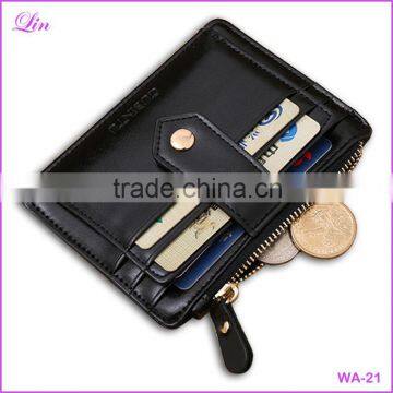 Small Wallet Mini Pure Man Hasp Credit Card Holder