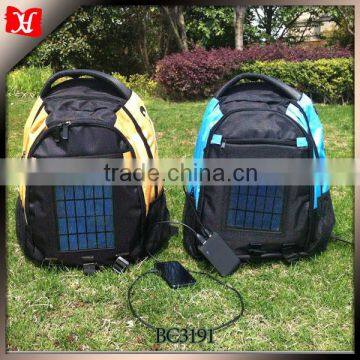 Solar energy environmental backpack travelling backpack solar power bag