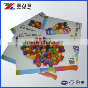 Advertising printed packaging display paper card, insert packing card