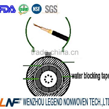 100% polyester nonwoven fabric for optical fiber waterblocking tape