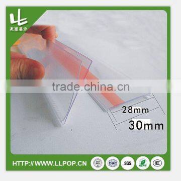 Supermarket Plastic Shelf Label Holder Clip