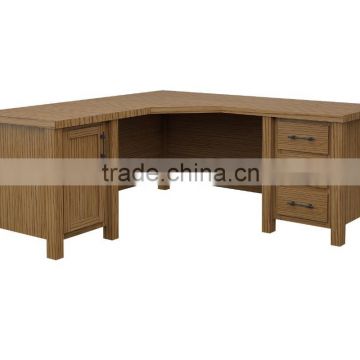 Wooden L - Shape Executive Desk