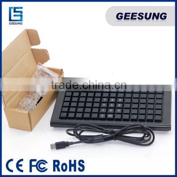 China manufacturer USB 78 Keys Programmable POS Keyboard