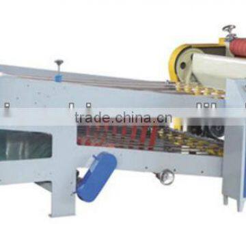 cardboard cut off machine with stacker