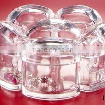 acrylic Flower box / Flower cosmetic organizer