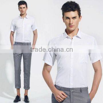 Elastic Comfortable Shirt Fabrics Plain Cotton Stretch Poplin photo-3