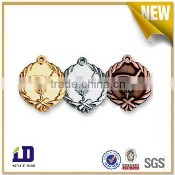 gold/silver/bronze metal medallion