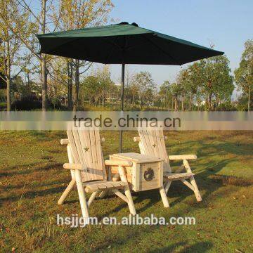 outdoor wooden garden bench with canopy