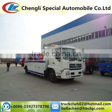 China famous brand DONGFENG road wrecker towing truck, heavy tow trucks for sale