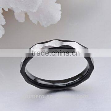 316L Stainless Steel Black Fine Jewelry Rings For Men Wedding Jewelry photo-2