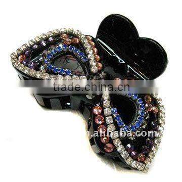 Rhinestone hair claws