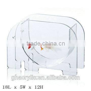 High Quality Acrylic Portable Fish Tank Mini Glass Fish Bowl photo-5