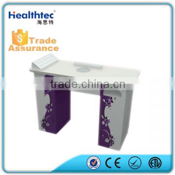 luxury printing pattern marble glass manicure table