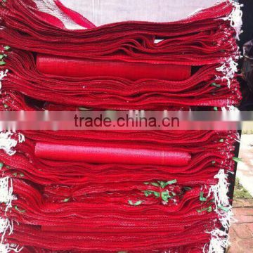 50g onion vegetable fruit leno mesh bag , PP mesh bag for potato