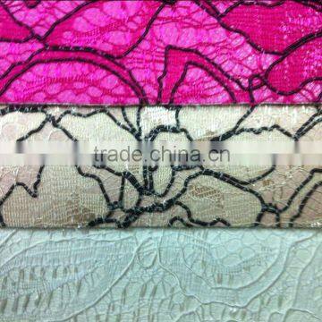 lace pu leather for bag