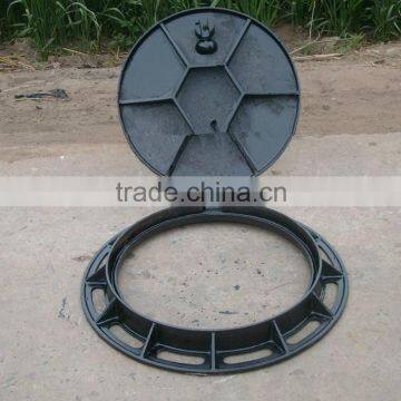 EN124 Round anti-theft vented manhole cover