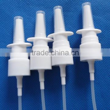 PE/PP plastic white nasal sprayer,nasal pump 18mm and 20mm