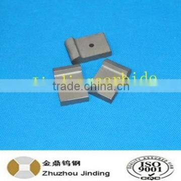 tungsten cemented carbide wear part for railway