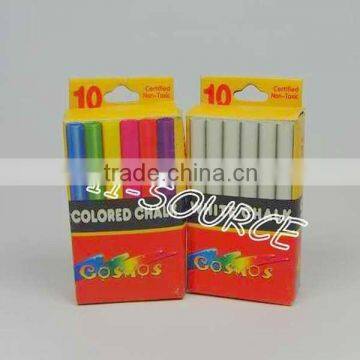 10pc color & white chalk