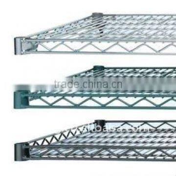 Powder coating wire shelves