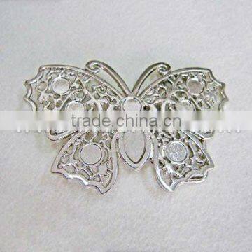 Butterfly buckle,hot sale buckle,rhinestone buckle for lady bags,belt,shoes,garment