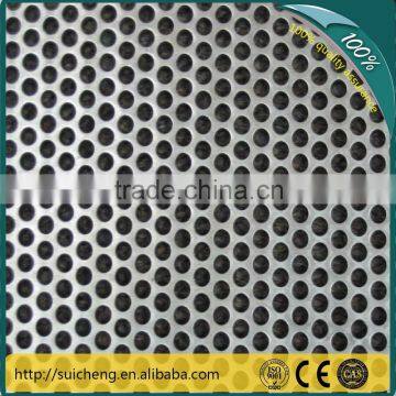 Guangzhou factory 1mm hole galvanized perforated metal mesh