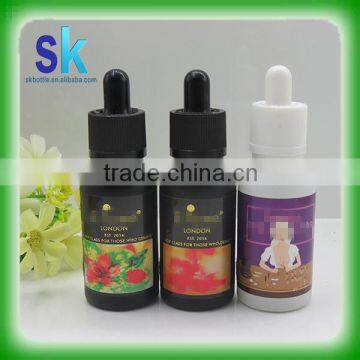 Labeling Handling Surface Dropper Sealing Type 30ml Glass Dropper e Liquid Bottle With Child Safety Cap photo-3