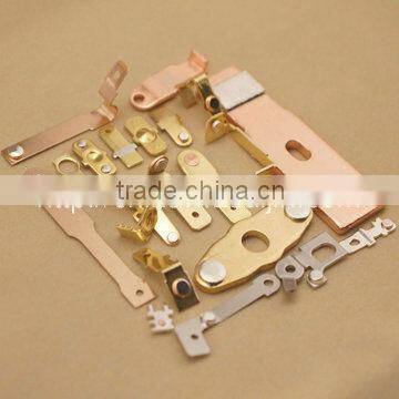 High precision sheet OEM metal stamping parts contact bridge