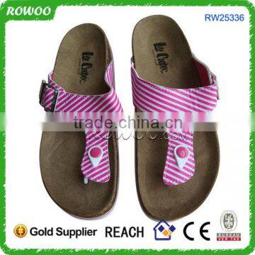 lady cork slippers,cork footbed slipper,cork sole slipper