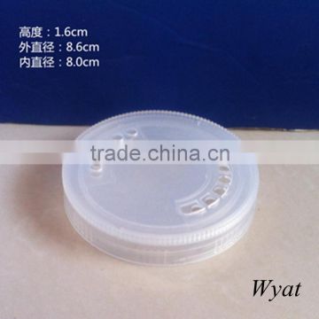 80mm round plastic lids for spice bottle SLCe122