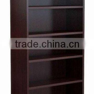 5 shelf elegant mahogany bookcase furniture KEN-56MAH