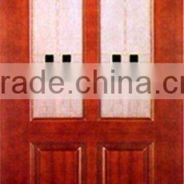 Two Lites Glass Interior Door Designs For House DJ-S5421