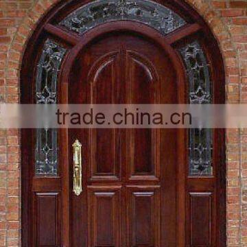 Round Top American Entrance Doors Design DJ-S6002M-8