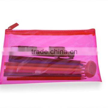 Hot Selling Clear PVC Pencil Packing Bag With Zipper photo-4