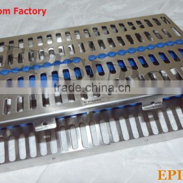 Sterilization Cassette 11" x 7.5", Rack for 20 Pcs, Dental Surgical Instruments