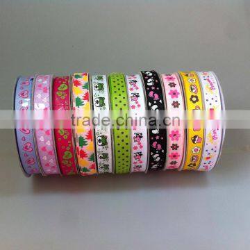 supply kind of 25mm thermal transfer ribbon color grosgrain ribbon