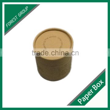 CUSTOM PRINTED LUXURY KRAFT PAPER TUBE WITH LID