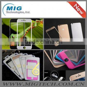 For iphone 6 or for iphone 6 plus Titanium Alloy Tempered Glass Screen Protector Film Cover